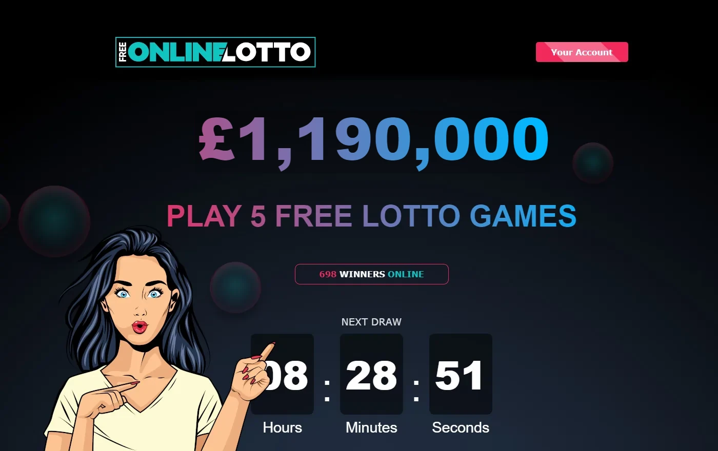 UK 1 Free Online Lotto 5 Free Games Every Day